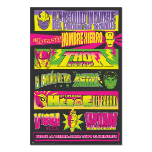 Poster Marvel Wrestling 61x91 5cm Grupo Erik GPE5947 | Yourdecoration.fr