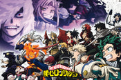 Affiche Poster My Hero Academia Heroes Vs Vilains 91 5x61cm Abystyle GBYDCO616 | Yourdecoration.fr