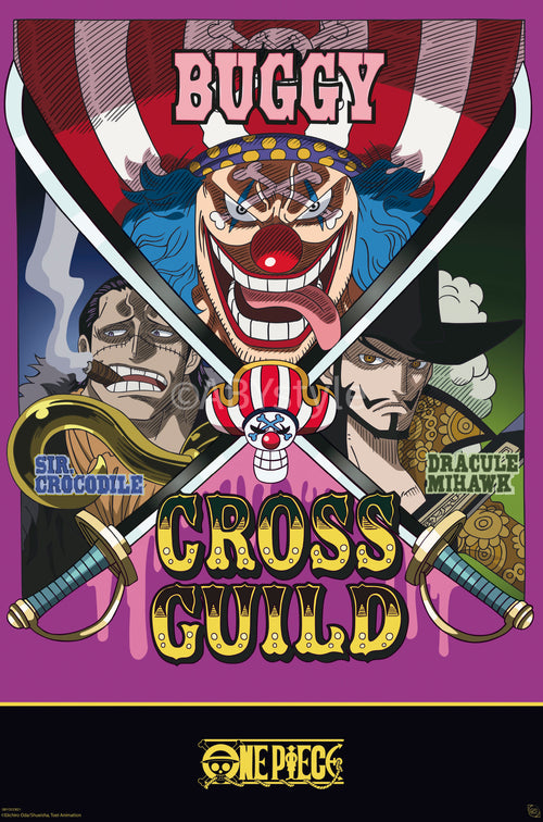 Affiche Poster One Piece Cross Guild 61x91 5cm Abystyle GBYDCO621 | Yourdecoration.fr