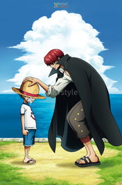 Affiche Poster One Piece Shanks And Luffy 61x91 5cm GBYDCO602 | Yourdecoration.fr