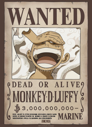 Affiche Poster One Piece Wanted Luffy Wano 38x52cm GBYDCO622 | Yourdecoration.fr