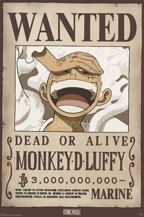 Affiche Poster One Piece Wanted Luffy Wano 61x91 5cm Abystyle GBYDCO617 | Yourdecoration.fr