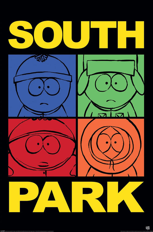 Poster South Park Block Colour 61x91 5cm PP2402237 | Yourdecoration.fr