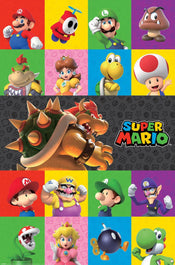 Poster Super Mario Characters 61x91 5cm PP2402577 | Yourdecoration.fr