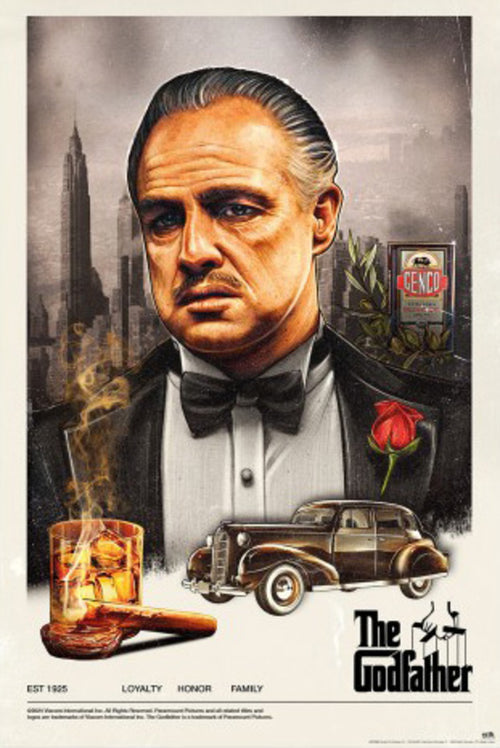 Poster The Godfather 1 61x91 5cm Grupo Erik GPE5896 | Yourdecoration.fr