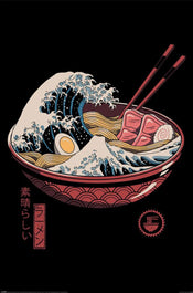 Poster Vincent Trinidad Great Ramen Wave 61x91 5cm PP2403662 | Yourdecoration.fr