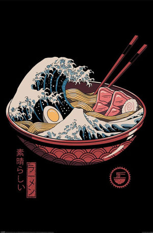 Poster Vincent Trinidad Great Ramen Wave 61x91 5cm PP2403662 | Yourdecoration.fr