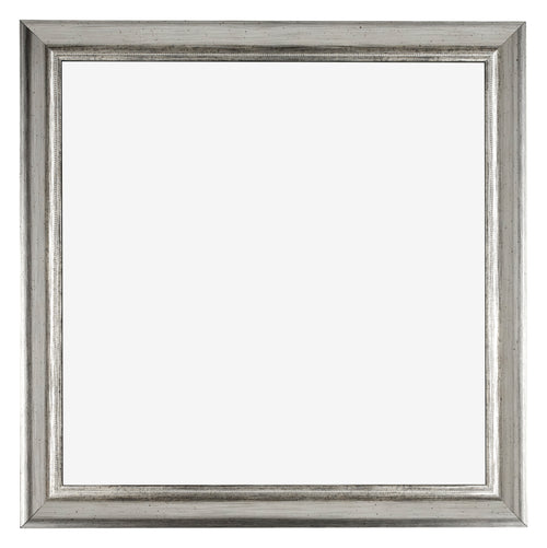 Sheffield Bois Cadre Photo 25x25cm Argent Noir Patiné De Face | Yourdecoration.fr