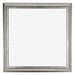 Sheffield Bois Cadre Photo 25x25cm Argent Noir Patiné De Face | Yourdecoration.fr