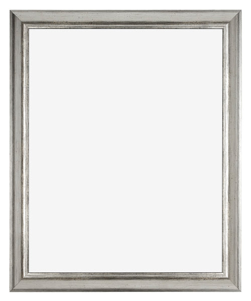 Sheffield Bois Cadre Photo 25x30cm Argent Noir Patiné De Face | Yourdecoration.fr