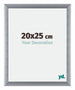 Tucson Aluminium Cadre Photo 20x25cm Argent Brossé De Face Mesure | Yourdecoration.fr