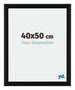 Tucson Aluminium Cadre Photo 40x50cm Noir Brossé De Face Mesure | Yourdecoration.fr