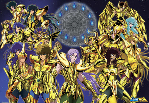 Saint Seiya Gold Saints Nr 1 Affiche 91 5X61cm | Yourdecoration.fr