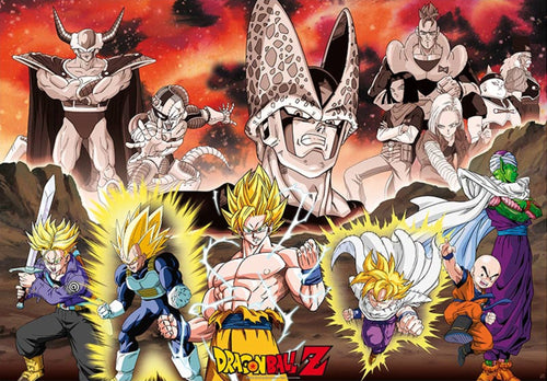 Dragon Ball Dbz Group Cell Arc Affiche 91 5X61cm | Yourdecoration.fr