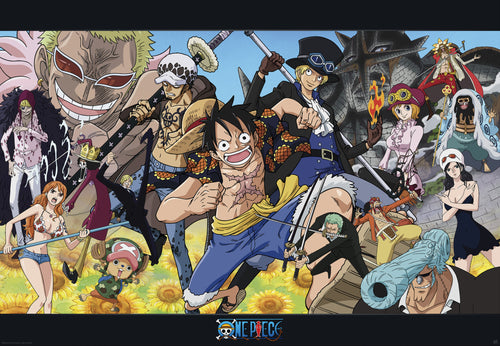 One Piece Dressrosa Affiche 91 5X61cm | Yourdecoration.fr