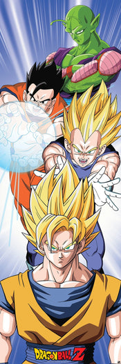 Abystyle Abydco448 Dragon Ball Saiyans Affiche Poster 53x158cm | Yourdecoration.fr