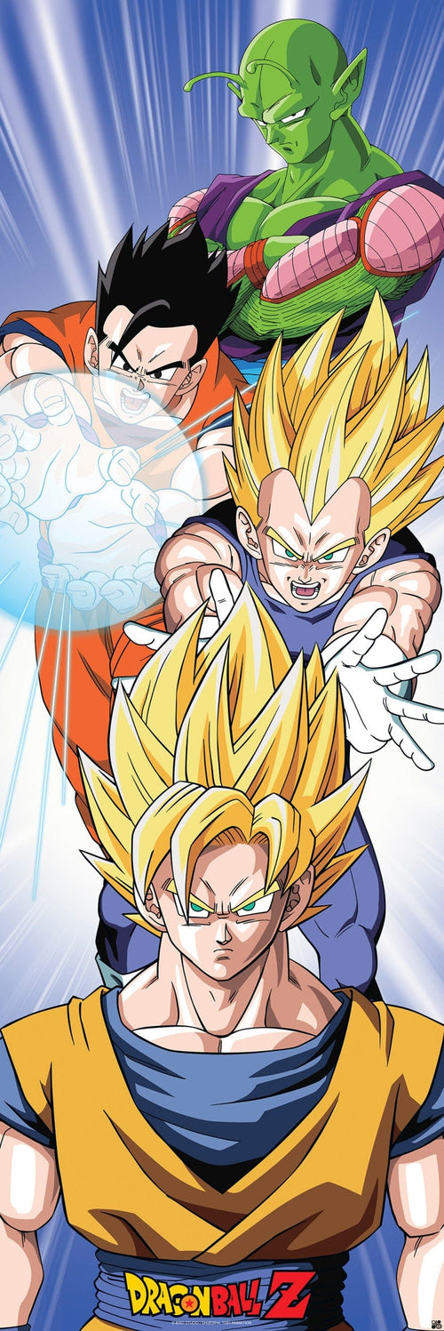 Abystyle Abydco448 Dragon Ball Saiyans Affiche Poster 53x158cm | Yourdecoration.fr