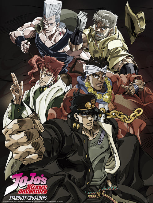 Jojos Bizarre Adventure Stardust Crusaders Affiche 38X52cm | Yourdecoration.fr