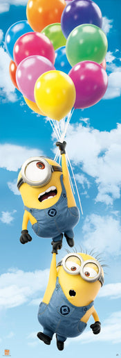 Abystyle Minions Door Affiche Balloons Affiche 53X158cm | Yourdecoration.fr