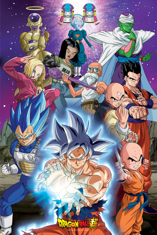 Dragon Ball Super Universe 7 Affiche 61X91 5cm | Yourdecoration.fr