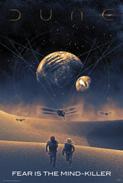 Dune Fear Is The Mindkiller Affiche 61X91 5cm | Yourdecoration.fr