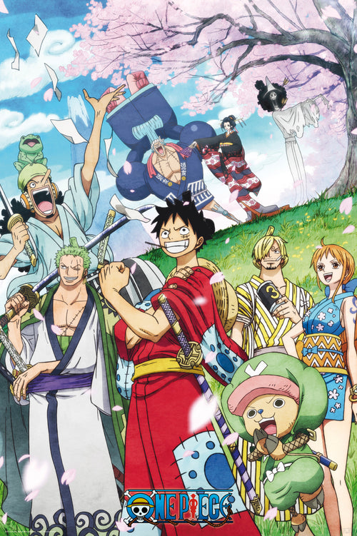 One Piece Wano Affiche 61X91 5cm | Yourdecoration.fr