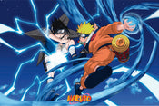 Naruto Naruto And Sasuke Affiche 91 5X61cm | Yourdecoration.fr