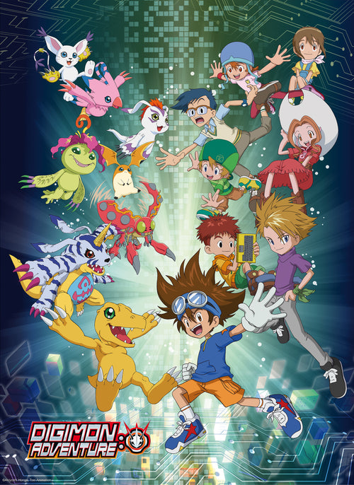 abystyle gbydco154 digimon digi world affiche poster 38x52cm | Yourdecoration.fr