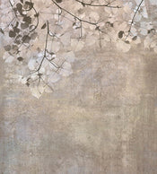 Dimex Beige Leaves Abstract Papier Peint 225x250cm 3 bandes | Yourdecoration.fr