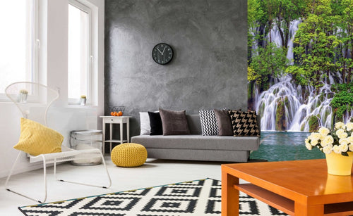 Dimex Plitvice Lakes Papier Peint 150x250cm 2 bandes ambiance | Yourdecoration.fr