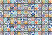 Dimex Vintage Tiles Papier Peint 375x250cm 5 bandes | Yourdecoration.fr