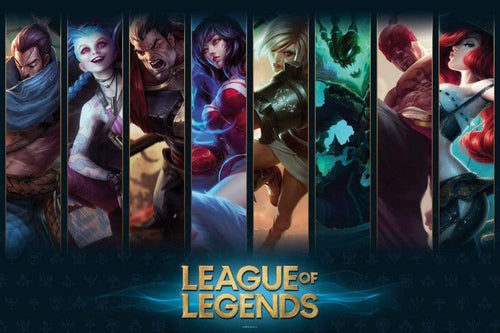 GBeye League of Legends Champions Affiche 91.5x61cm | Yourdecoration.fr