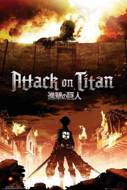 GBeye Attack on Titan Key Art Affiche 61x91,5cm | Yourdecoration.fr