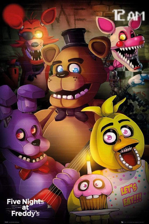 GBeye Five Nights at Freddys Group Affiche 61x91,5cm | Yourdecoration.fr