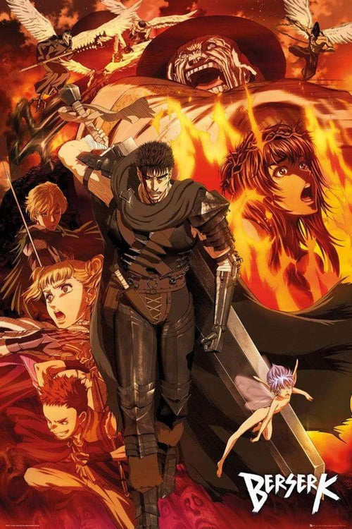 GBeye Berserk Collage Affiche 61x91,5cm | Yourdecoration.fr