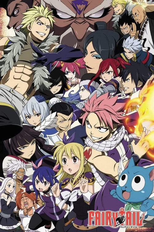 GBeye Fairy Tail Season 6 Key Art Affiche 61x91,5cm | Yourdecoration.fr