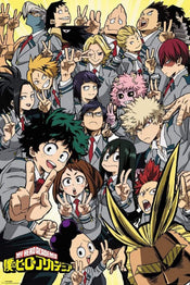 GBeye My Hero Academia School Compilation Affiche 61x91,5cm | Yourdecoration.fr