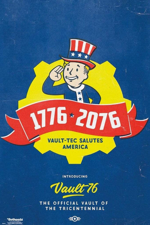 GBeye Fallout 76 Tricentennial Affiche 61x91,5cm | Yourdecoration.fr