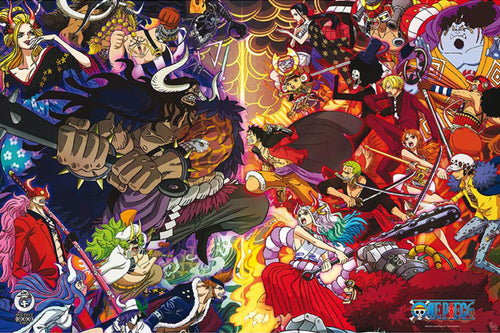 Gbeye Gbydco011 One Piece 1000 Logs Final Fight Affiche 91,5X61cm | Yourdecoration.fr