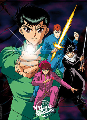 Gbeye GBYDCO087 Yu Yu Hakusho Yusukes Group Affiche Poster 38x52cm | Yourdecoration.fr