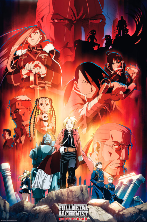 Gbeye Gbydco319 Fullmetal Alchemist Key Art Affiche Poster 61x91 5cm | Yourdecoration.fr