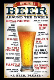 GBeye Beer How to Order Affiche 61x91,5cm | Yourdecoration.fr