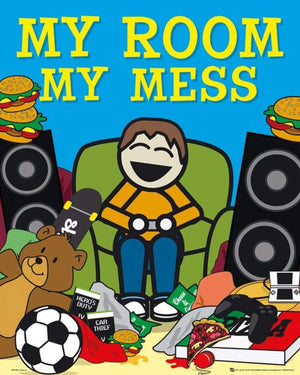 GBeye My Room My Mess Affiche 40x50cm | Yourdecoration.fr