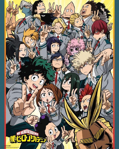 GBeye My Hero Academia School Compilation Affiche 40x50cm | Yourdecoration.fr