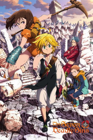 Gbeye The Seven Deadly Sins Key Art 2 Affiche 61X91 5cm | Yourdecoration.fr