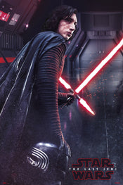 Grupo Erik GPE5192 Star Wars Viii Kylo Ren Affiche 61X91,5cm | Yourdecoration.fr