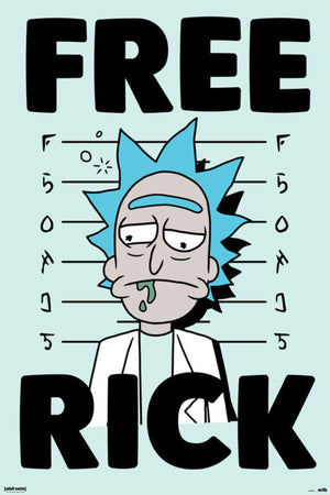 Grupo Erik GPE5251 Rick And Morty Free Rick Affiche 61X91,5cm | Yourdecoration.fr