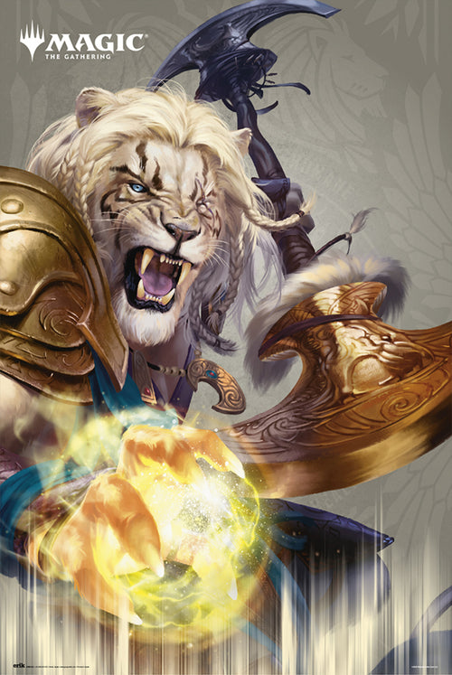 Grupo Erik GPE5423 Magic The Gathering Ajani Affiche 61X91,5cm | Yourdecoration.fr