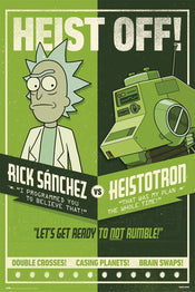 Grupo Erik GPE5450 Rick And Morty Season 4 Heist Off Affiche 61X91,5cm | Yourdecoration.fr