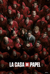 Grupo Erik GPE5482 Money Heist War Affiche 61X91,5cm | Yourdecoration.fr